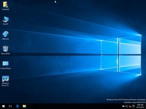 Familiar Windows 10 GUI
